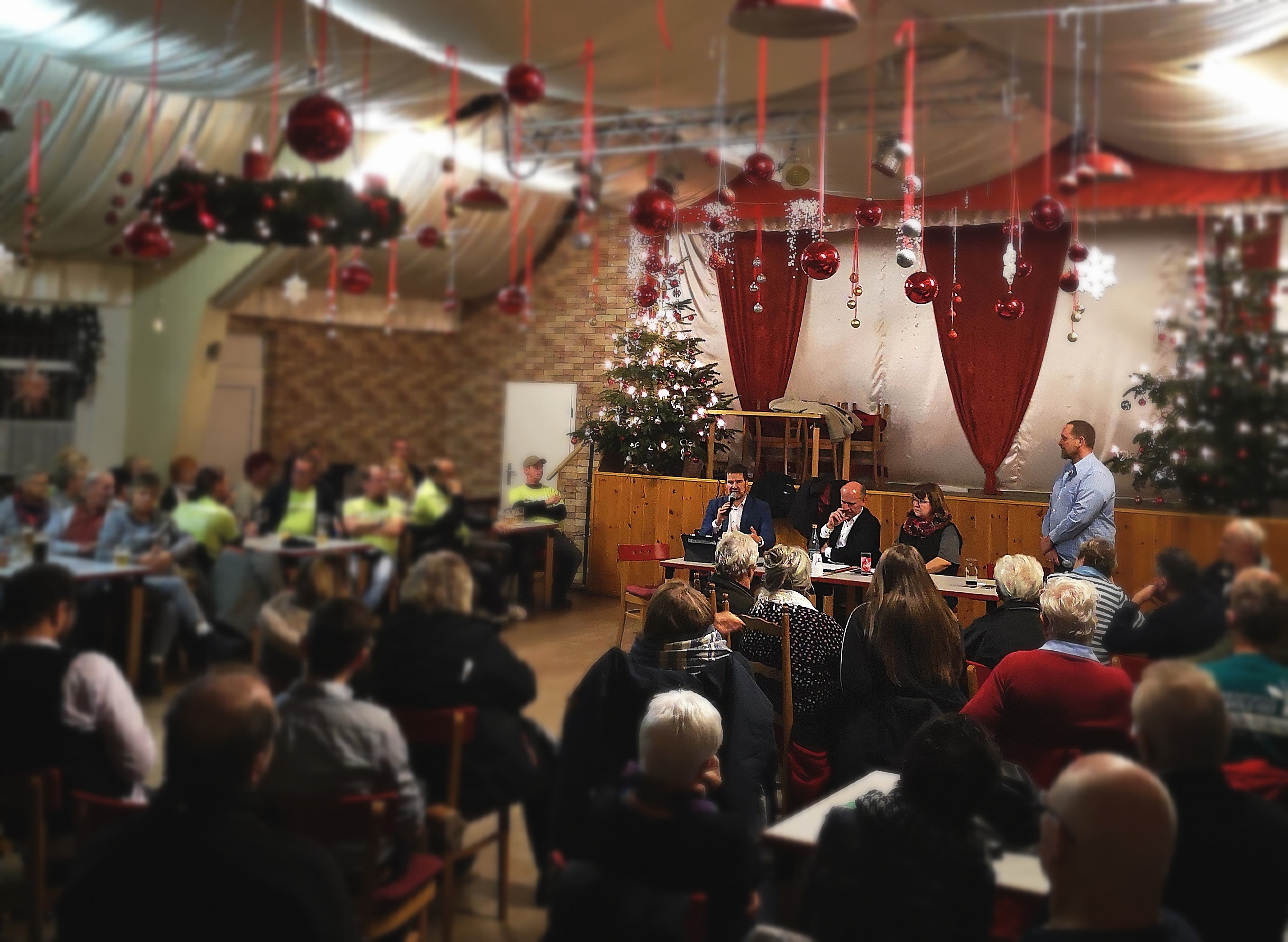 Beide im Bürgerdialog in der Anlage Blankenburg 