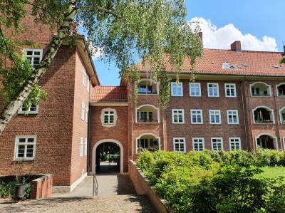 Hollnderhof Woelckpromenade, erbaut 1925 - 1929 von J. Tiedemann, Foto Dr. Kersten Schulz