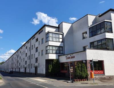 Wohnanlage Buschallee, erbaut 1928 - 1930 von B. Taut, Foto Dr. Kersten Schulz