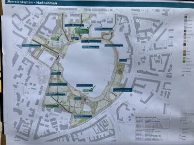 Manahmen rund um den Weien See, einige schon umgesetzt, einige mehr geplant