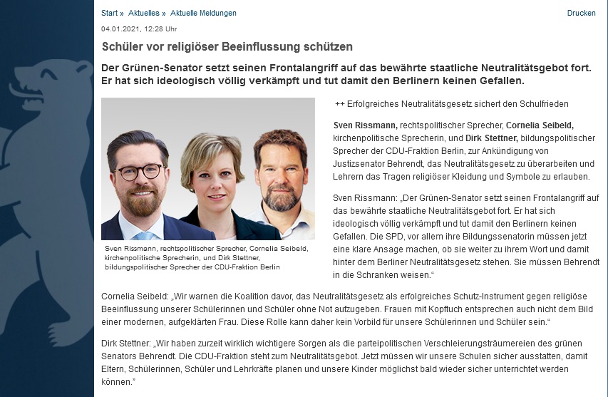Screenshot siehe Link von der Seite der CDU Fraktion Berlin