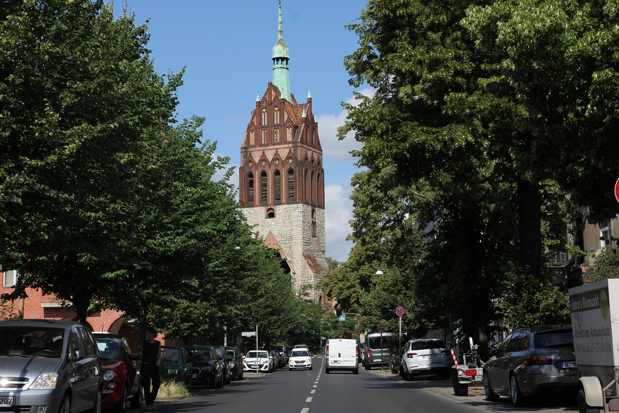 Foto von einem Abschnitt der Pistoriusstraße, Foto E. Scharfenberg